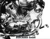 Přepákování Motorrad Burchard pro Yamaha XV 750 Virago,XV 1000 Virago,XV 1100 Virago, předsunutí -  13 cm - chrom - SUNDANCE
